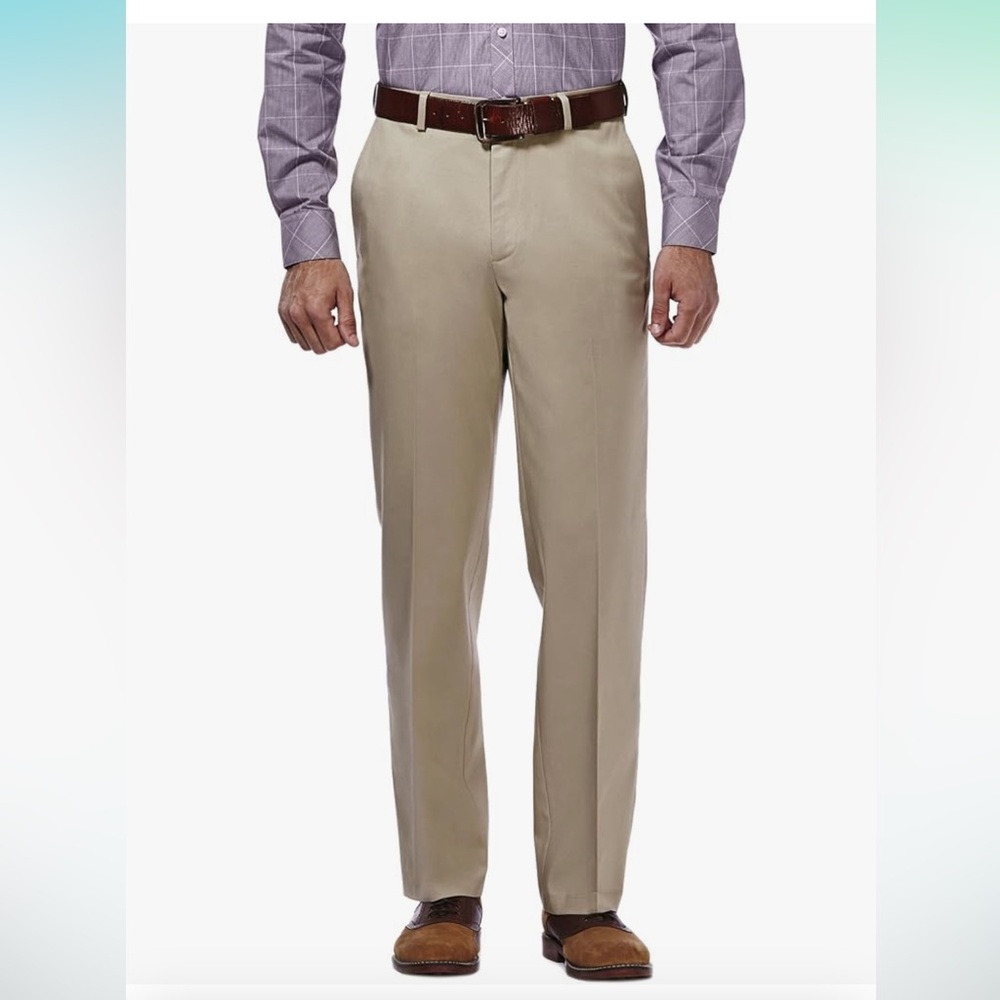 Haggar Men’s Khakis Size 36W 29L brand new w tags w 3in expandable waist